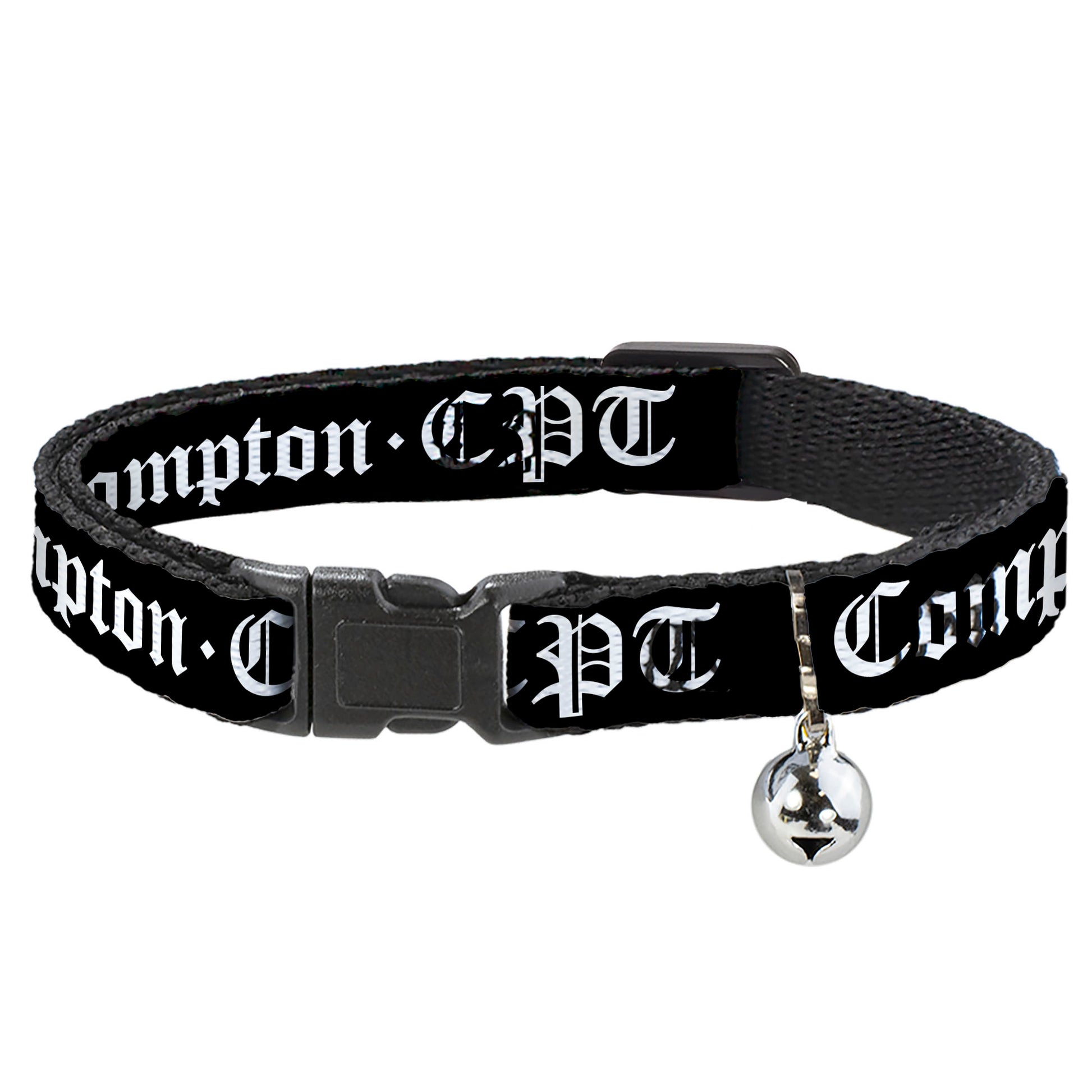 Cat Collar Breakaway - COMPTON-CPT Black White Breakaway Cat Collars Buckle-Down