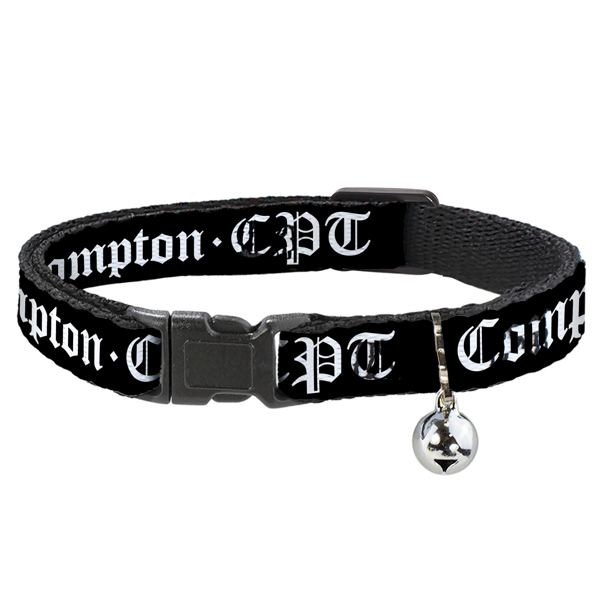 Cat Collar Breakaway - COMPTON-CPT Black White Breakaway Cat Collars Buckle-Down