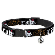 Cat Collar Breakaway - CALI w Grizzly Bear Breakaway Cat Collars Buckle-Down