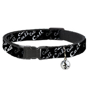 Cat Collar Breakaway - CALI Fade Diagonal Black Gray White Breakaway Cat Collars Buckle-Down