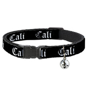 Cat Collar Breakaway - CALI Old English Black White Breakaway Cat Collars Buckle-Down