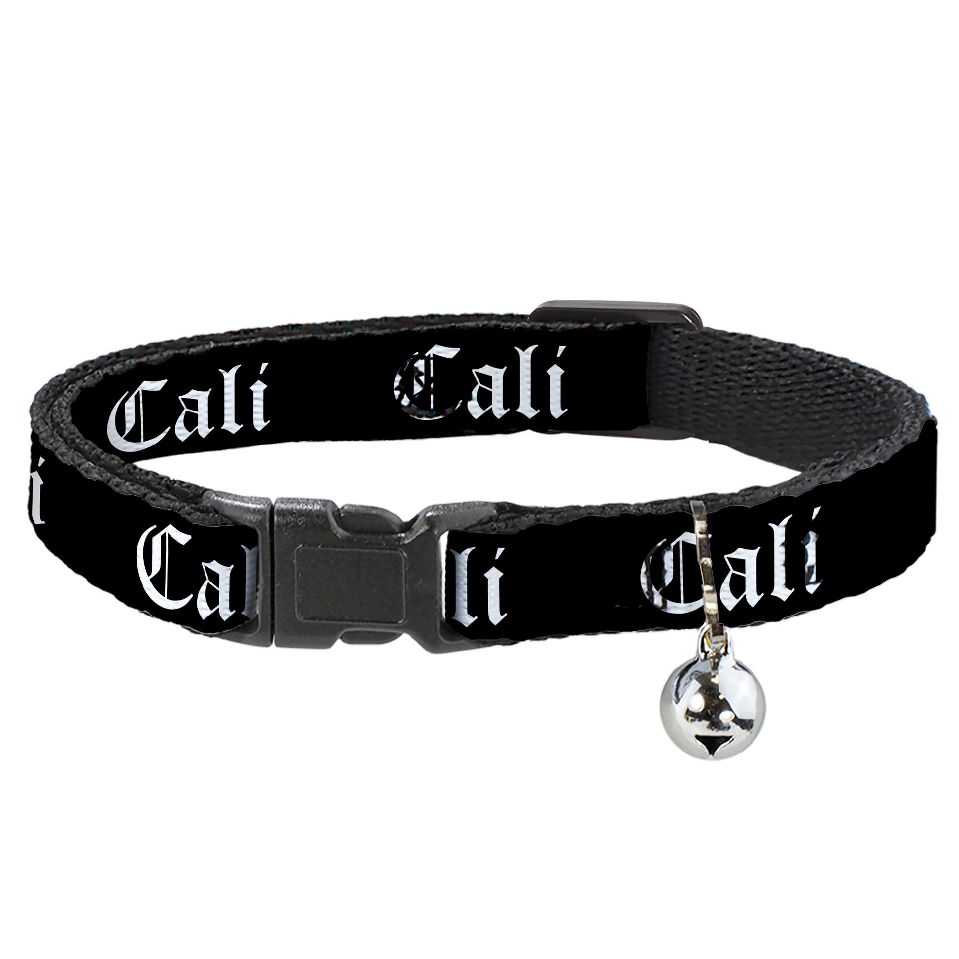 Cat Collar Breakaway - CALI Old English Black White Breakaway Cat Collars Buckle-Down