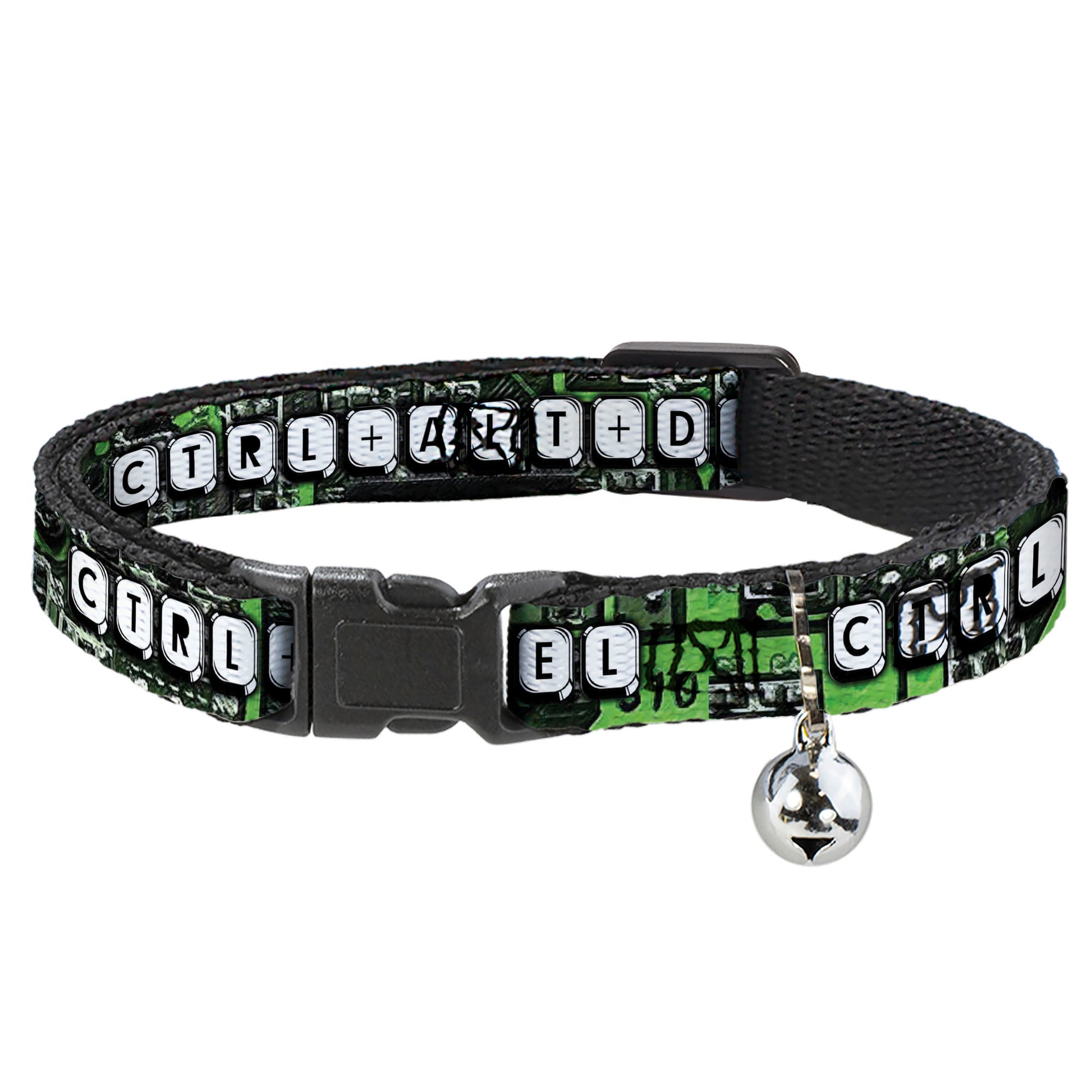 Cat Collar Breakaway - CTRL+ALT+DEL Chip Breakaway Cat Collars Buckle-Down