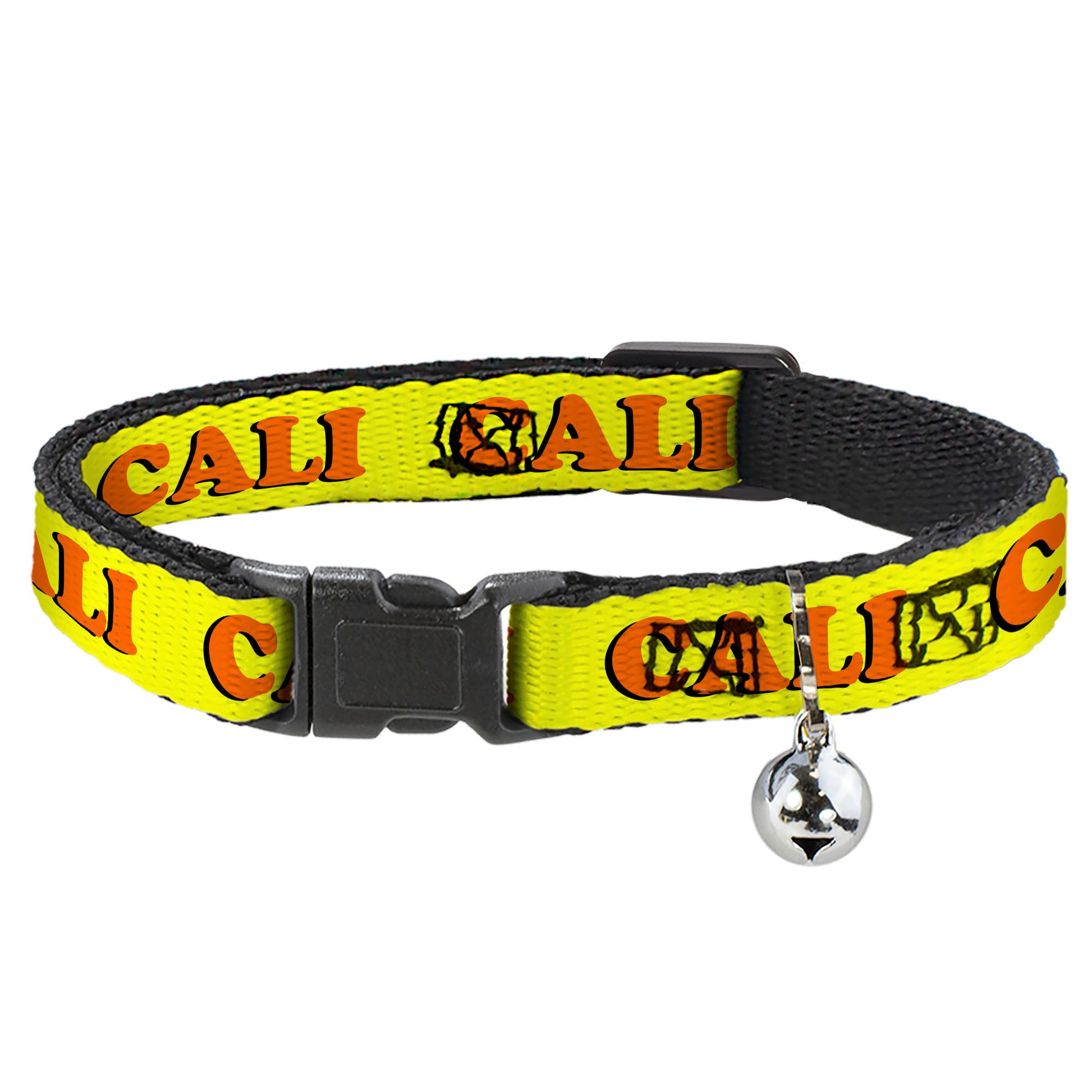 Cat Collar Breakaway - CALI Yellow Orange Breakaway Cat Collars Buckle-Down
