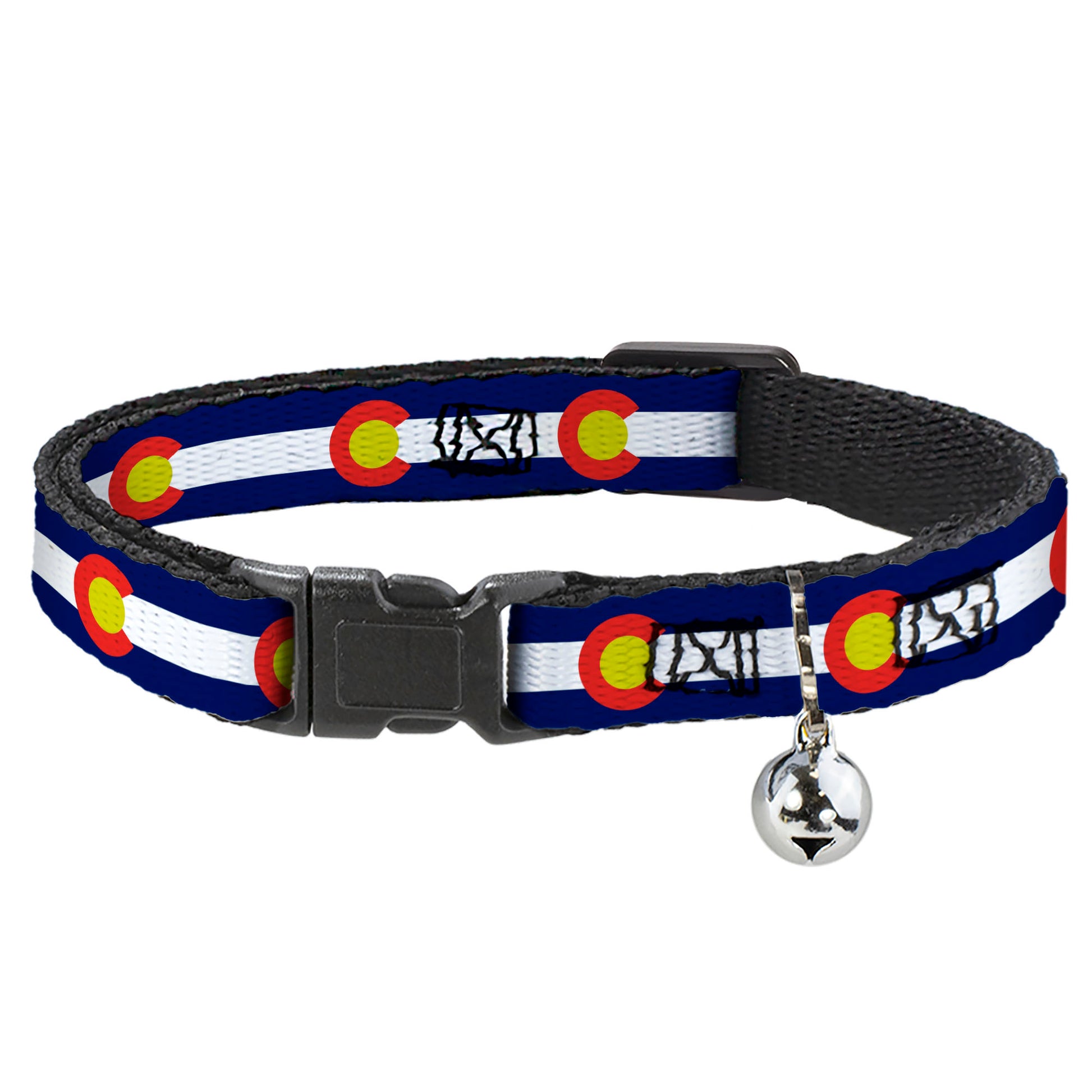 Cat Collar Breakaway - Colorado Flags2 Repeat Breakaway Cat Collars Buckle-Down