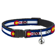 Cat Collar Breakaway - Colfax Colorado Flag Breakaway Cat Collars Buckle-Down