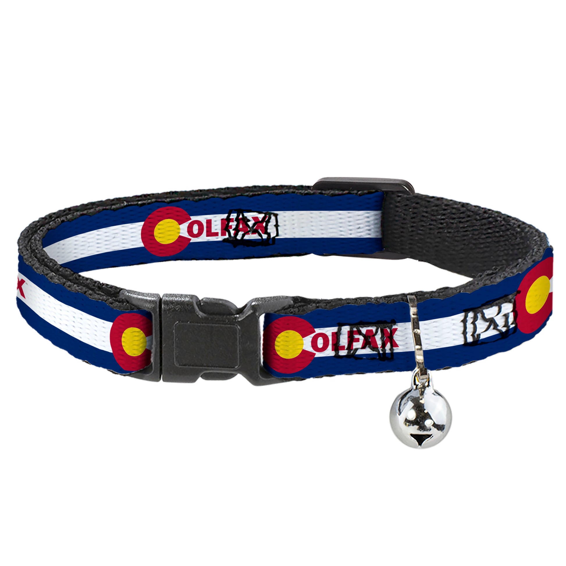 Cat Collar Breakaway - Colfax Colorado Flag Breakaway Cat Collars Buckle-Down