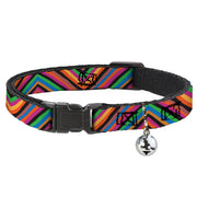 Cat Collar Breakaway - Diamond Freehand Multi Color Breakaway Cat Collars Buckle-Down