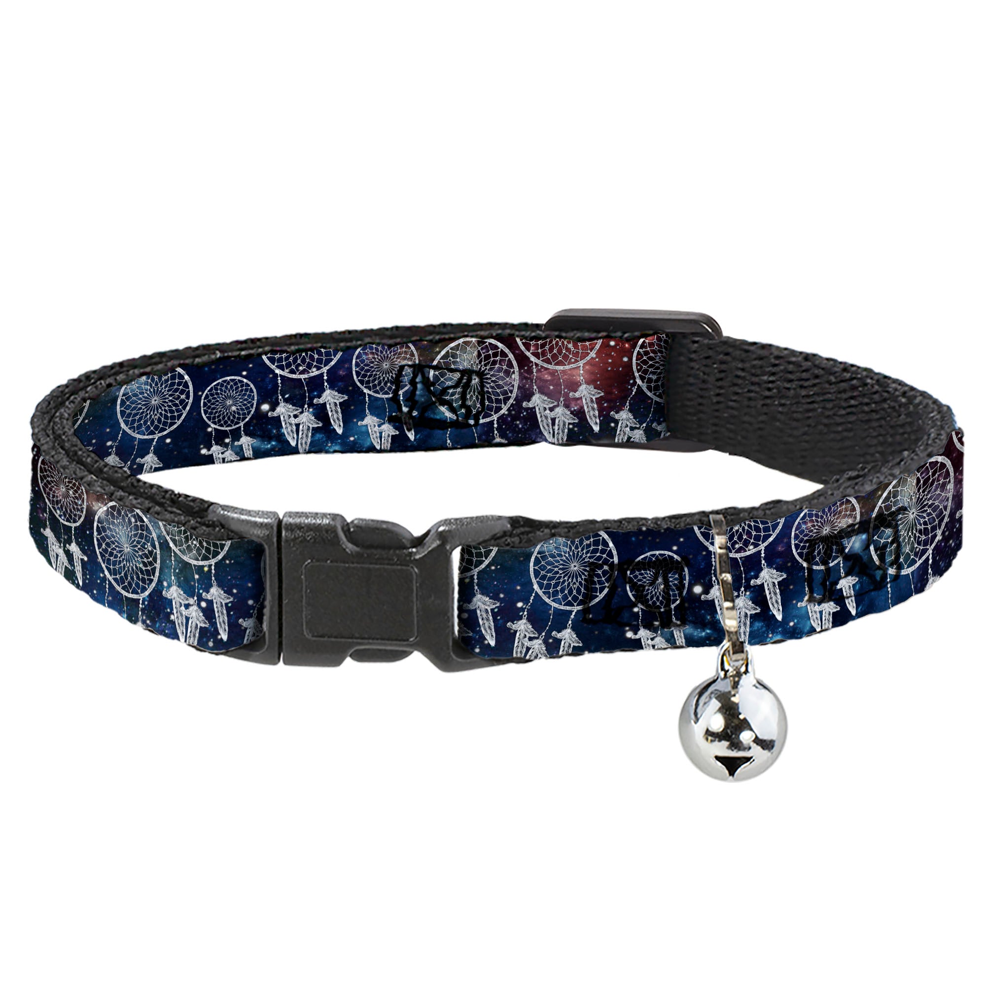 Cat Collar Breakaway - Dream Catcher Galaxy White Breakaway Cat Collars Buckle-Down