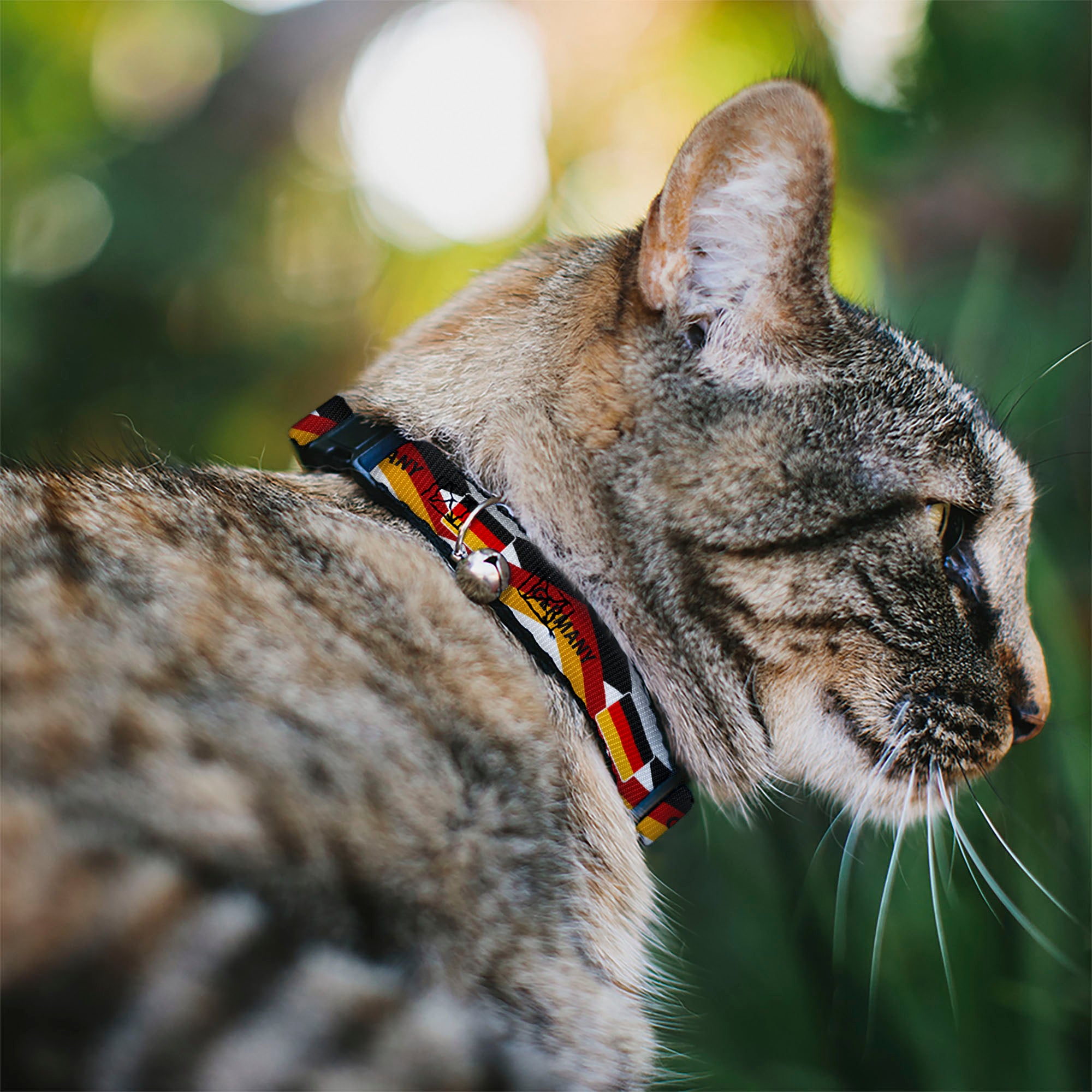 Breakaway Cat Collar with Bell - Global Soccer Cup Series Germany Spirit Flag Breakaway Cat Collars Buckle-Down