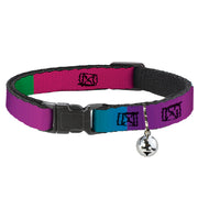 Cat Collar Breakaway - Multi Color Blocks Breakaway Cat Collars Buckle-Down