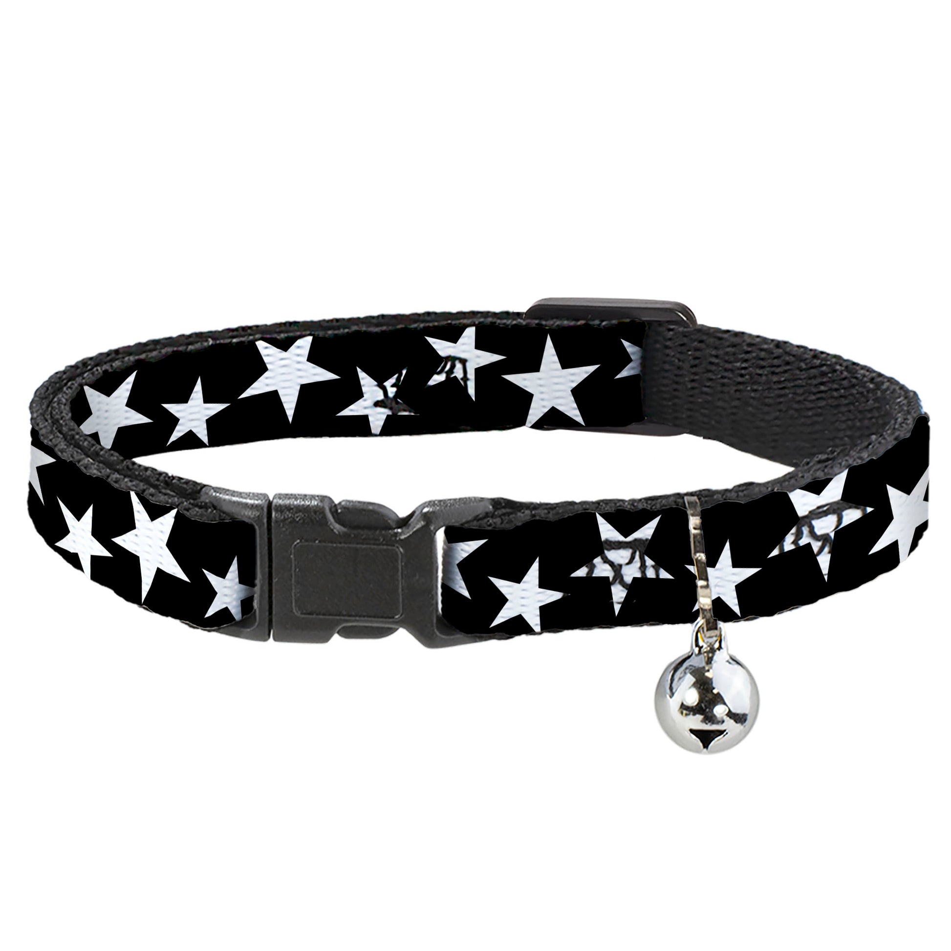 Cat Collar Breakaway - Multi Stars Black White Black White Outline Breakaway Cat Collars Buckle-Down