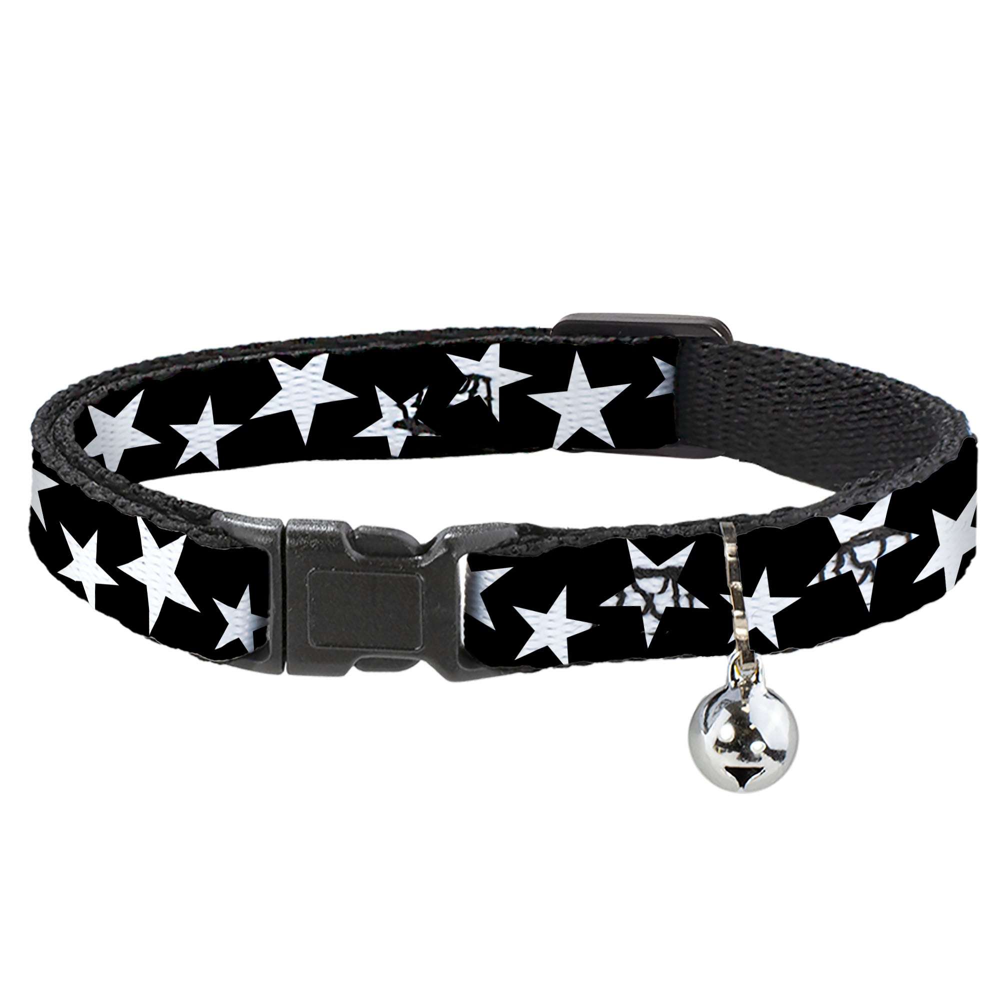 Cat Collar Breakaway - Multi Stars Black White Black White Outline Breakaway Cat Collars Buckle-Down
