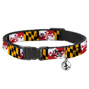Cat Collar Breakaway - Maryland Flags Breakaway Cat Collars Buckle-Down
