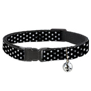 Cat Collar Breakaway - Mini Stars3 Black White Breakaway Cat Collars Buckle-Down