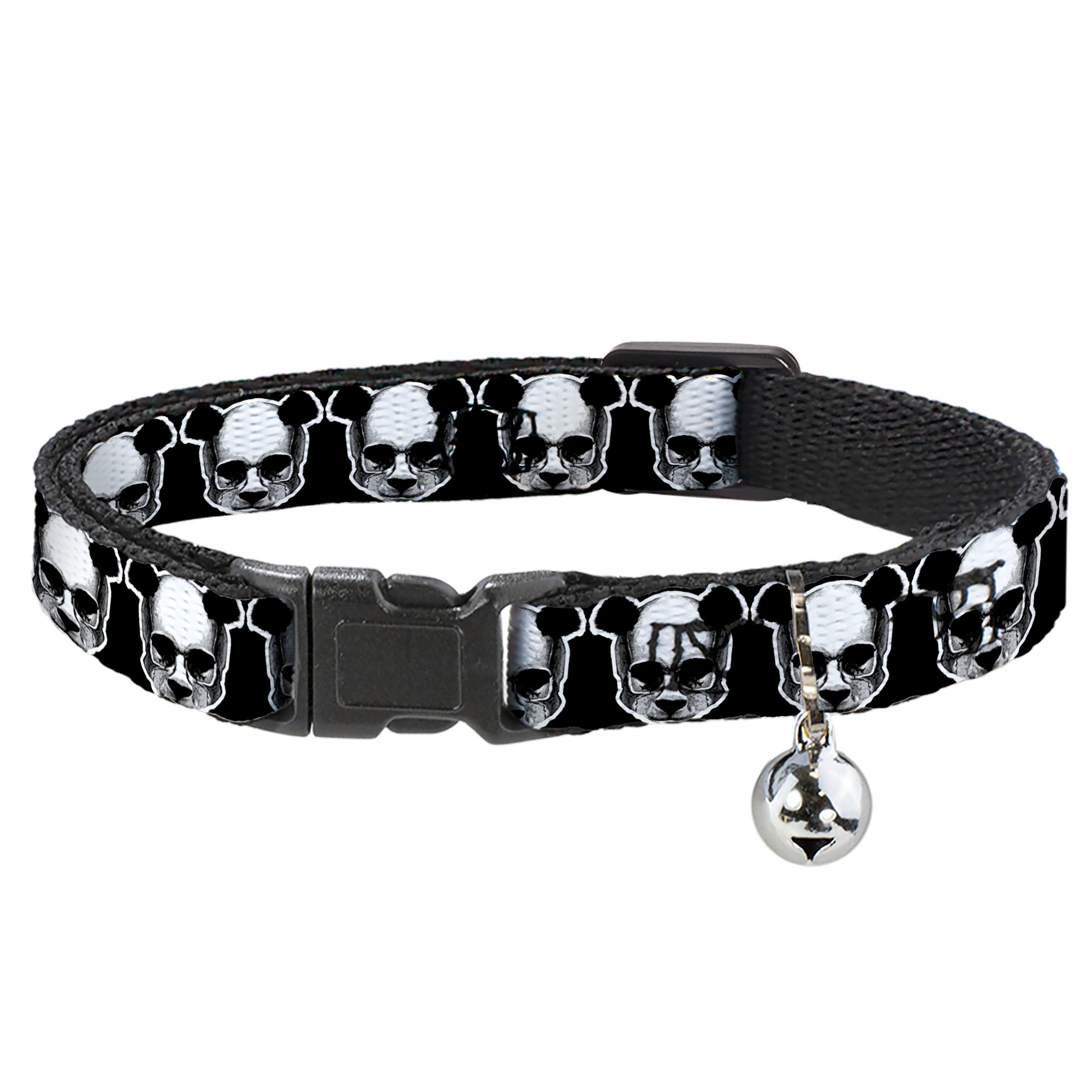 Cat Collar Breakaway - Panda Skulls Breakaway Cat Collars Buckle-Down