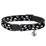 Cat Collar Breakaway - Multi Panda w Sunglasses Black White Breakaway Cat Collars Buckle-Down