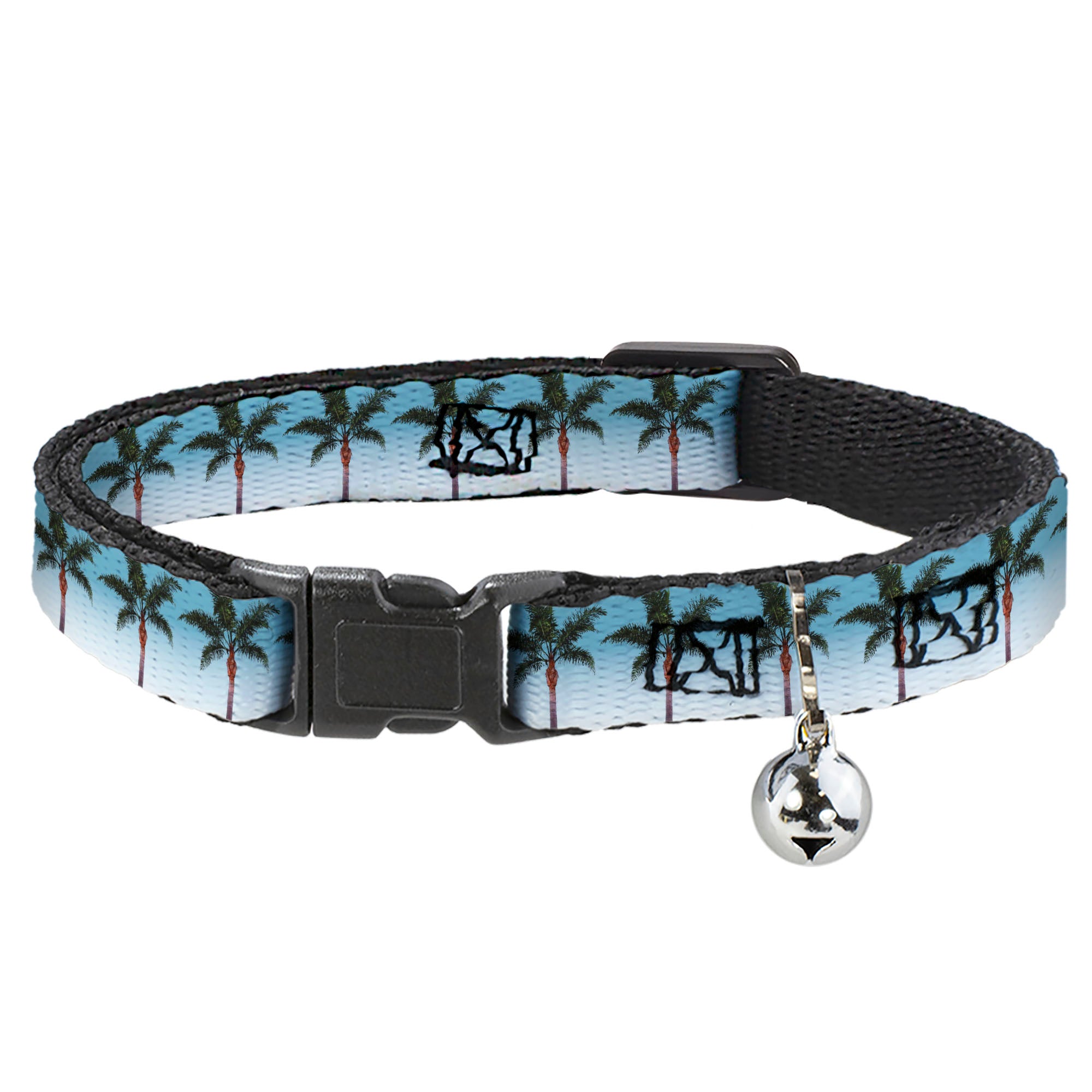 Cat Collar Breakaway - Palm Tree Skyline Breakaway Cat Collars Buckle-Down