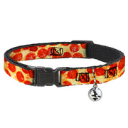 Cat Collar Breakaway - Pepperoni Pizza Vivid Breakaway Cat Collars Buckle-Down