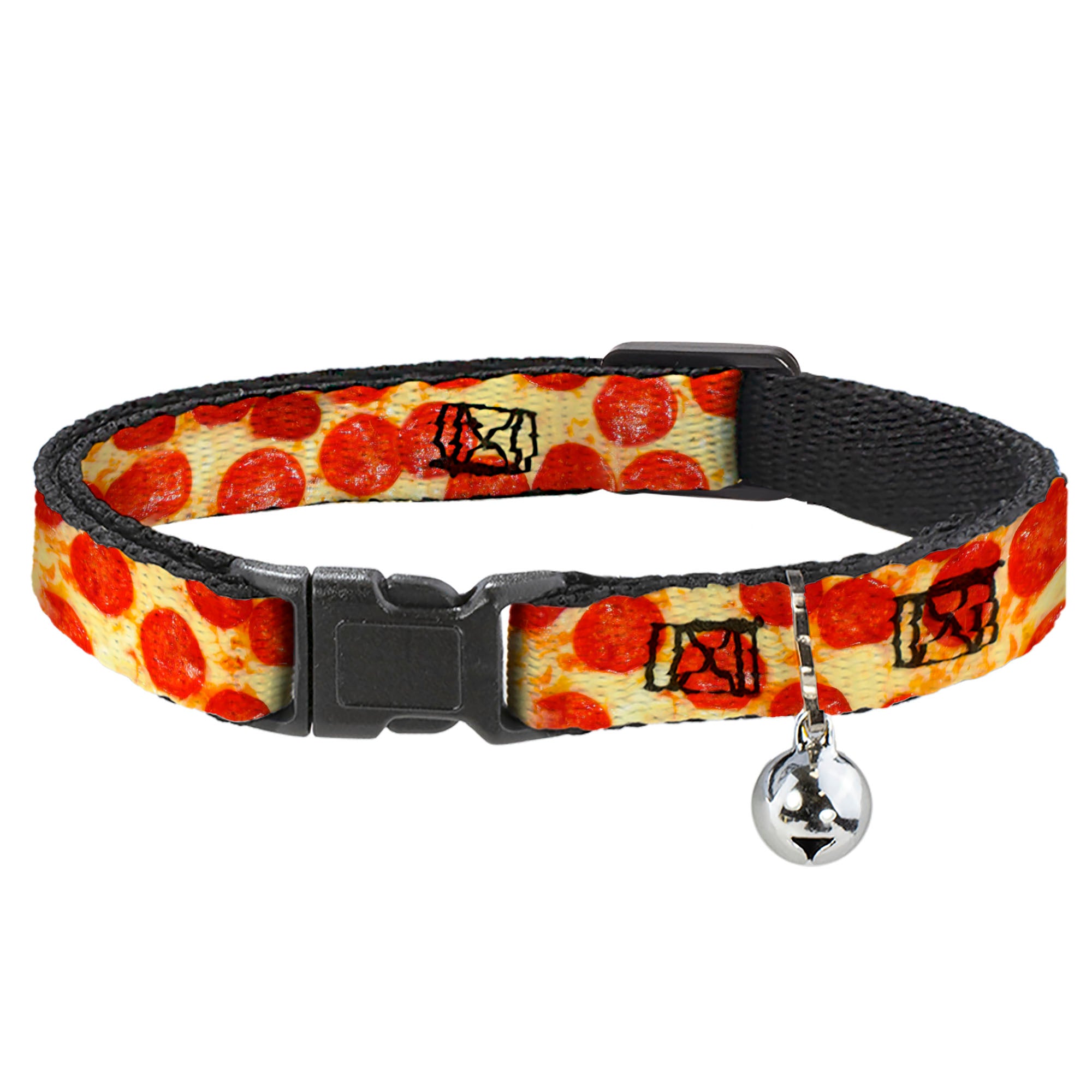 Cat Collar Breakaway - Pepperoni Pizza Vivid Breakaway Cat Collars Buckle-Down