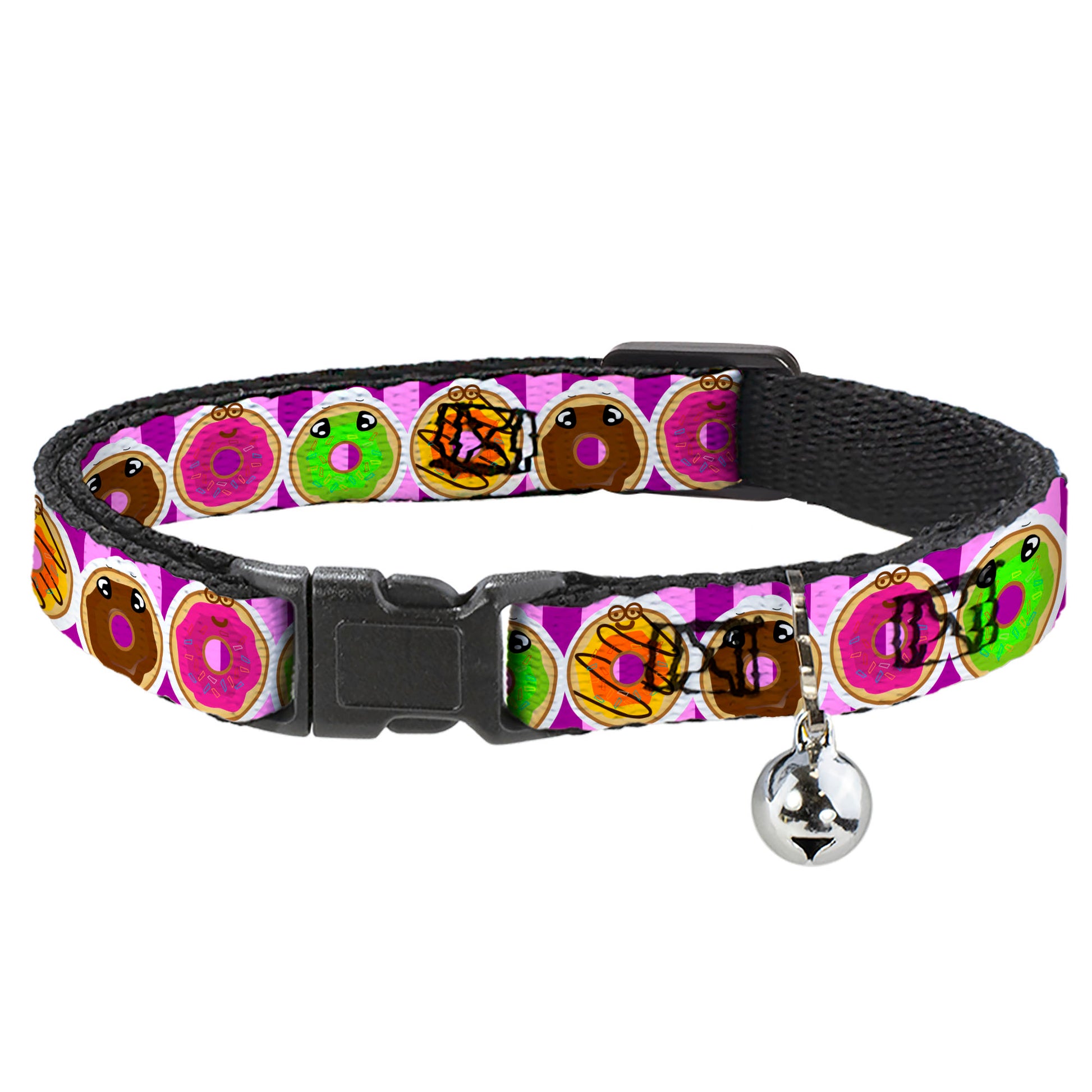 Cat Collar Breakaway - Sprinkle Donut Expressions Pink Breakaway Cat Collars Buckle-Down