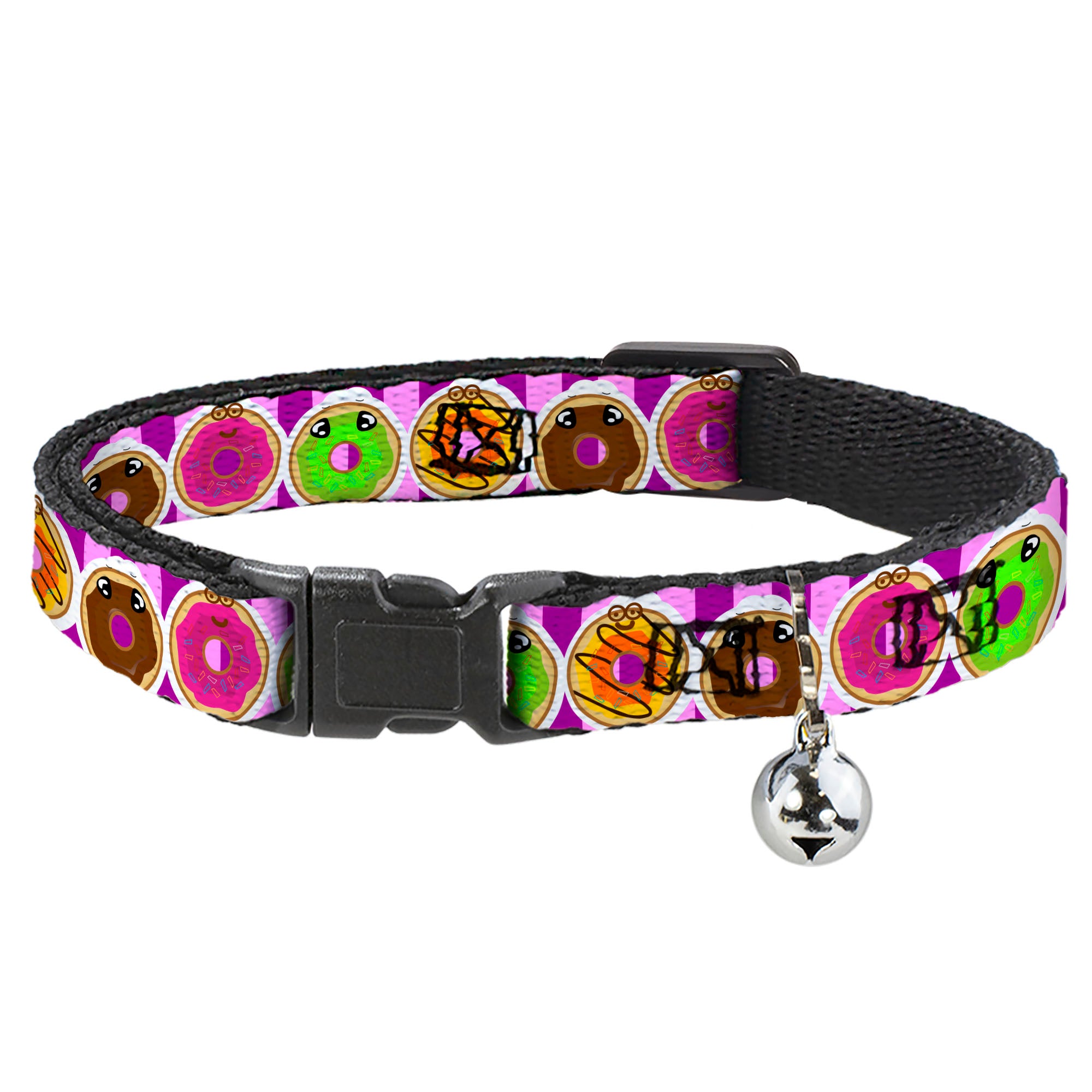 Cat Collar Breakaway - Sprinkle Donut Expressions Pink Breakaway Cat Collars Buckle-Down