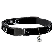 Cat Collar Breakaway - STEEZ 3-D Black White Breakaway Cat Collars Buckle-Down