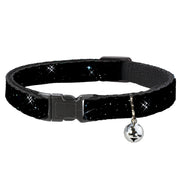 Cat Collar Breakaway - Shining Stars Black White Breakaway Cat Collars Buckle-Down