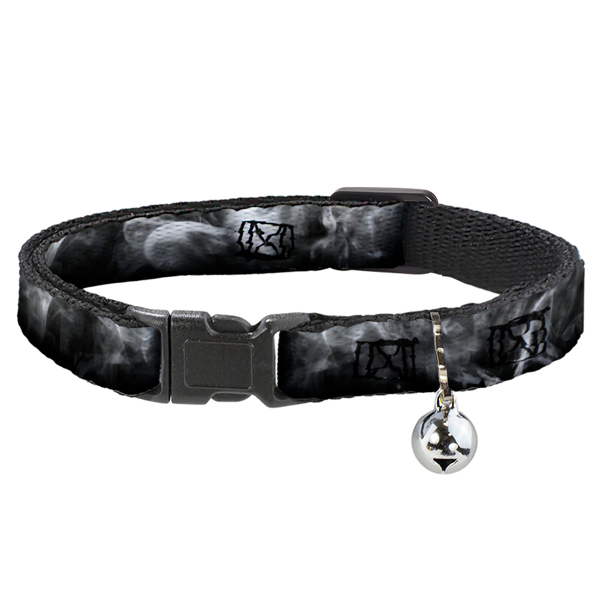 Cat Collar Breakaway - Smoke Black Grays Breakaway Cat Collars Buckle-Down