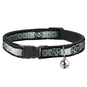 Cat Collar Breakaway - Spinal X-Ray Black White Breakaway Cat Collars Buckle-Down