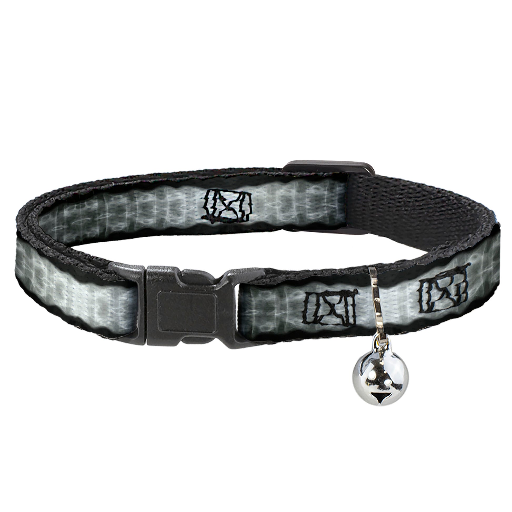 Cat Collar Breakaway - Spinal X-Ray Black White Breakaway Cat Collars Buckle-Down