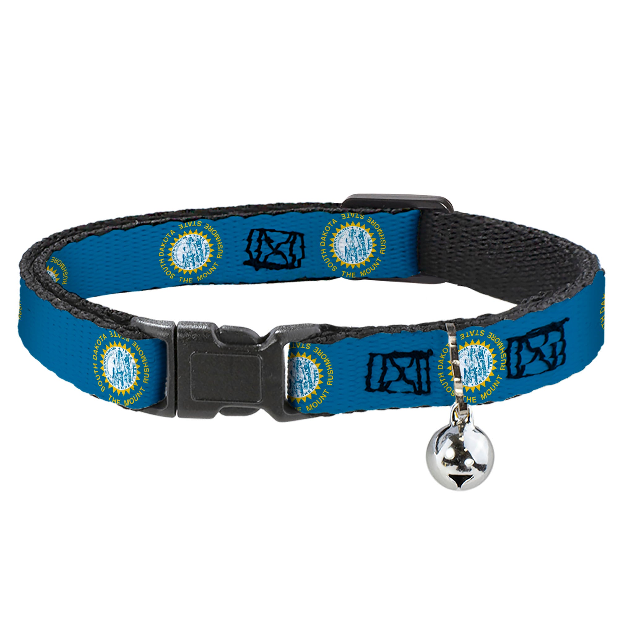 Cat Collar Breakaway - South Dakota Flags Breakaway Cat Collars Buckle-Down
