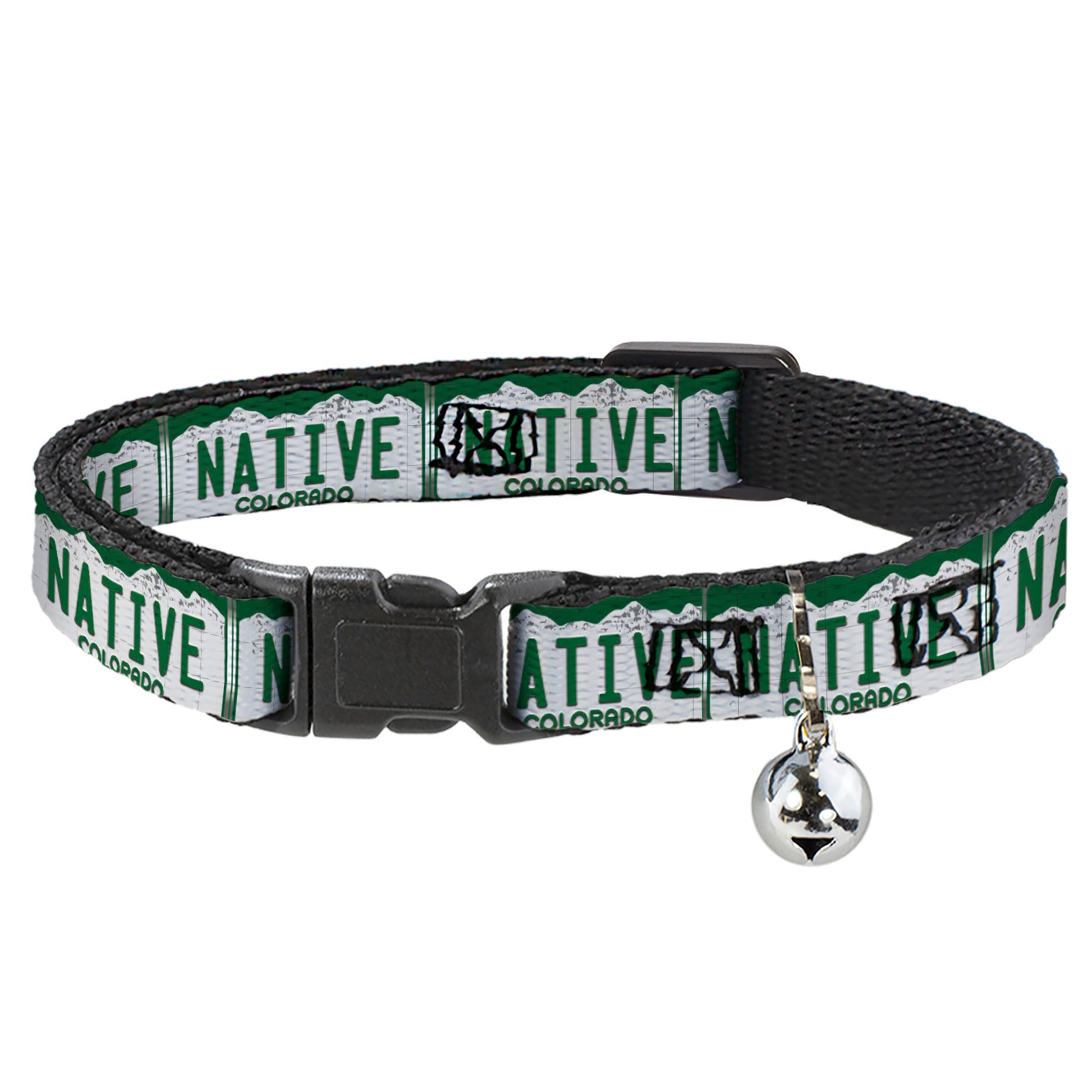 Cat Collar Breakaway - Colorado License Plate NATIVE Breakaway Cat Collars Buckle-Down