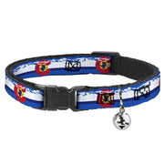 Cat Collar Breakaway - Colorado Skier4 Mountains Blues White Red Yellow Breakaway Cat Collars Buckle-Down
