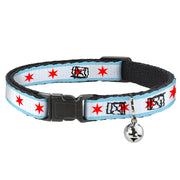Cat Collar Breakaway - Chicago Flags Breakaway Cat Collars Buckle-Down