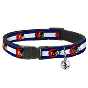 Cat Collar Breakaway - Colorado Biker Distressed Breakaway Cat Collars Buckle-Down