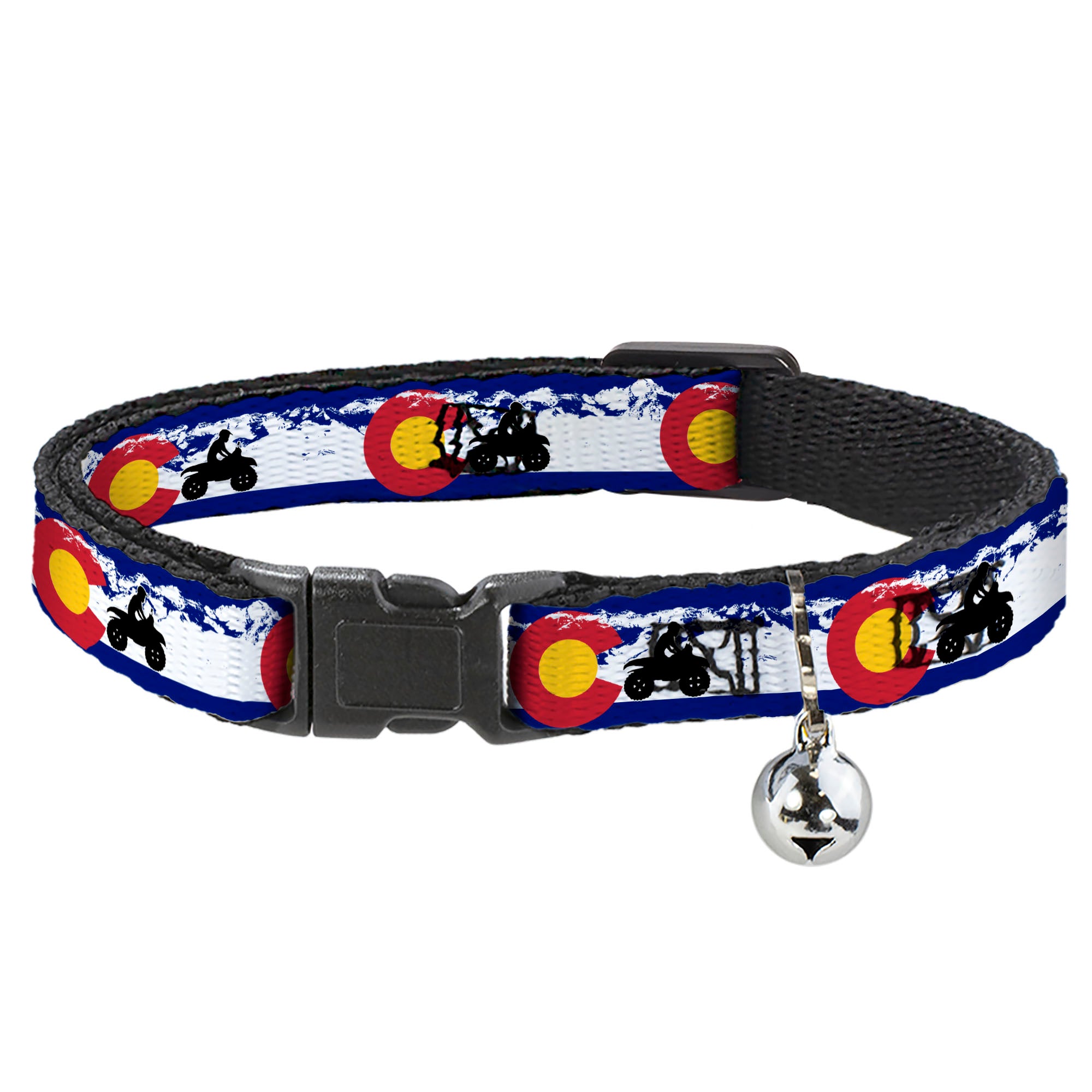 Cat Collar Breakaway - Colorado ATV Rider Mountains Breakaway Cat Collars Buckle-Down