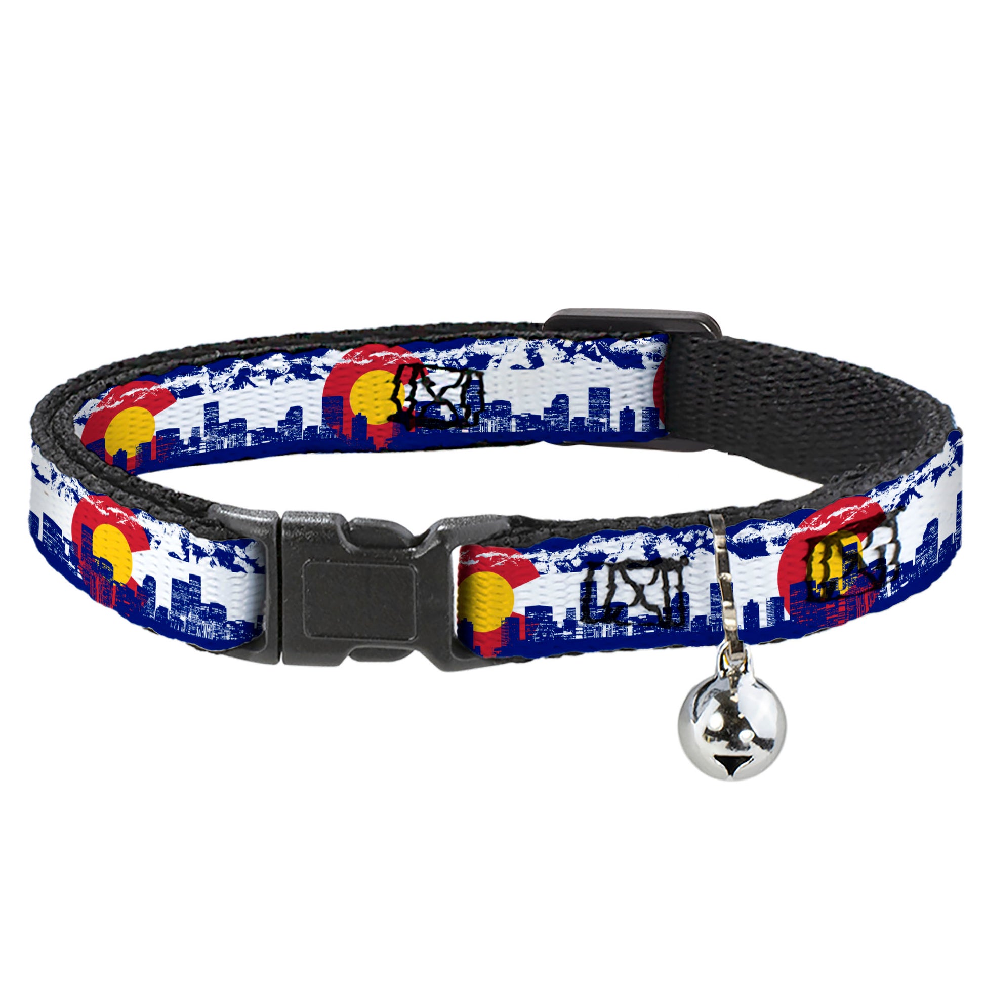 Cat Collar Breakaway - Colorado Skyline Mountains Breakaway Cat Collars Buckle-Down