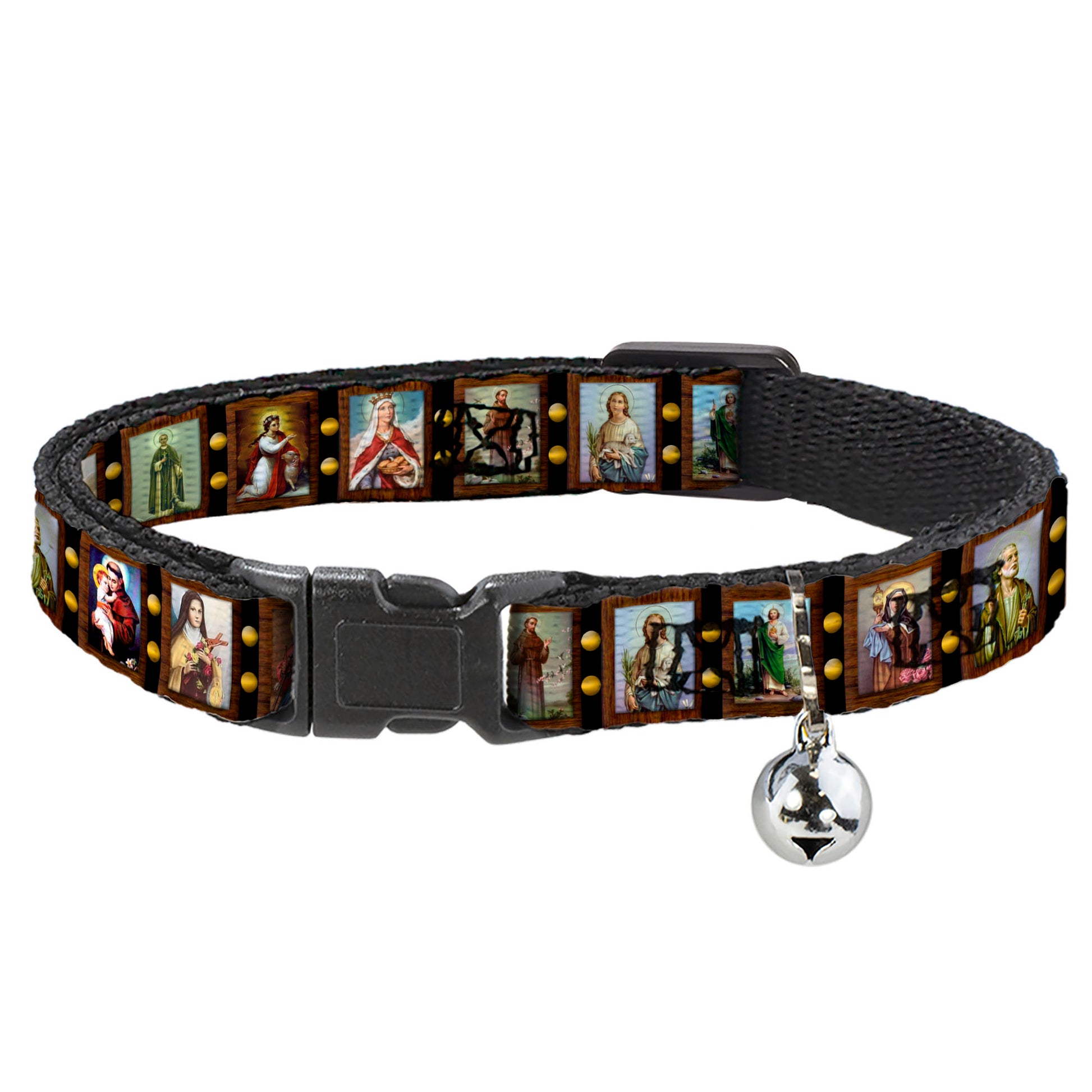Cat Collar Breakaway - Saint Blocks Breakaway Cat Collars Buckle-Down