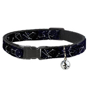 Cat Collar Breakaway - Constellations-14 Galaxy White Breakaway Cat Collars Buckle-Down