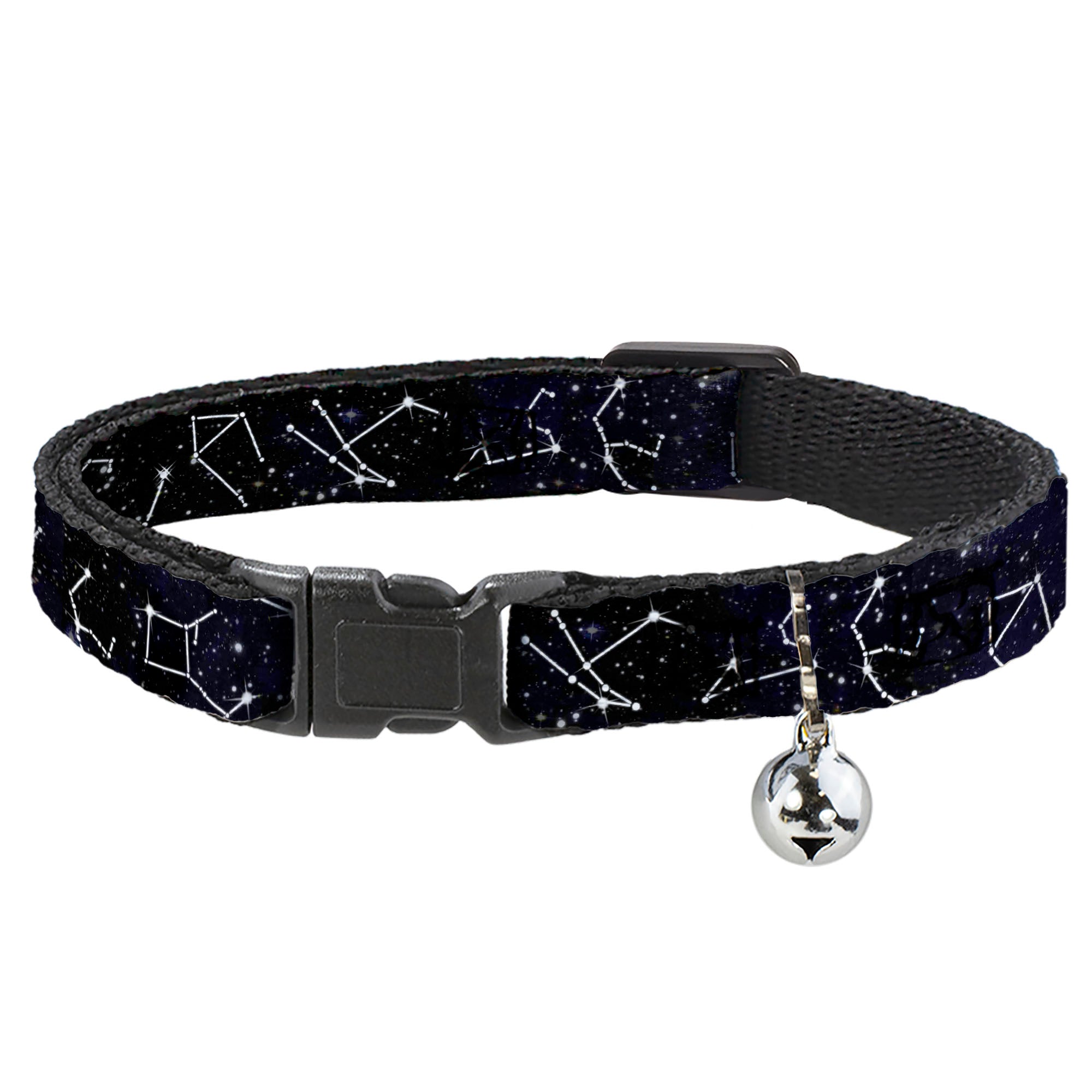 Cat Collar Breakaway - Constellations-14 Galaxy White Breakaway Cat Collars Buckle-Down