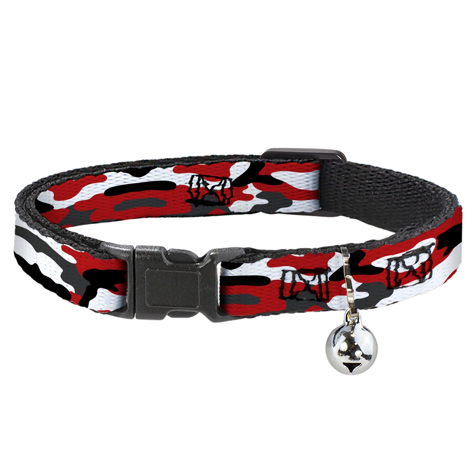 Cat Collar Breakaway - Camo Red Black Gray White Breakaway Cat Collars Buckle-Down
