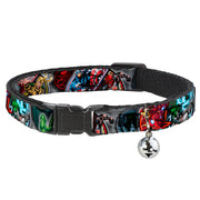 MARVEL AVENGERS Cat Collar Breakaway - Marvel Avengers Superhero Villain Poses Breakaway Cat Collars Marvel Comics