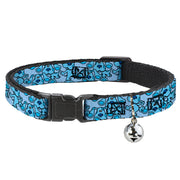 Cat Collar Breakaway with Bell - Blue's Clues Blue Poses Scattered Blues Breakaway Cat Collars Blue's Clues