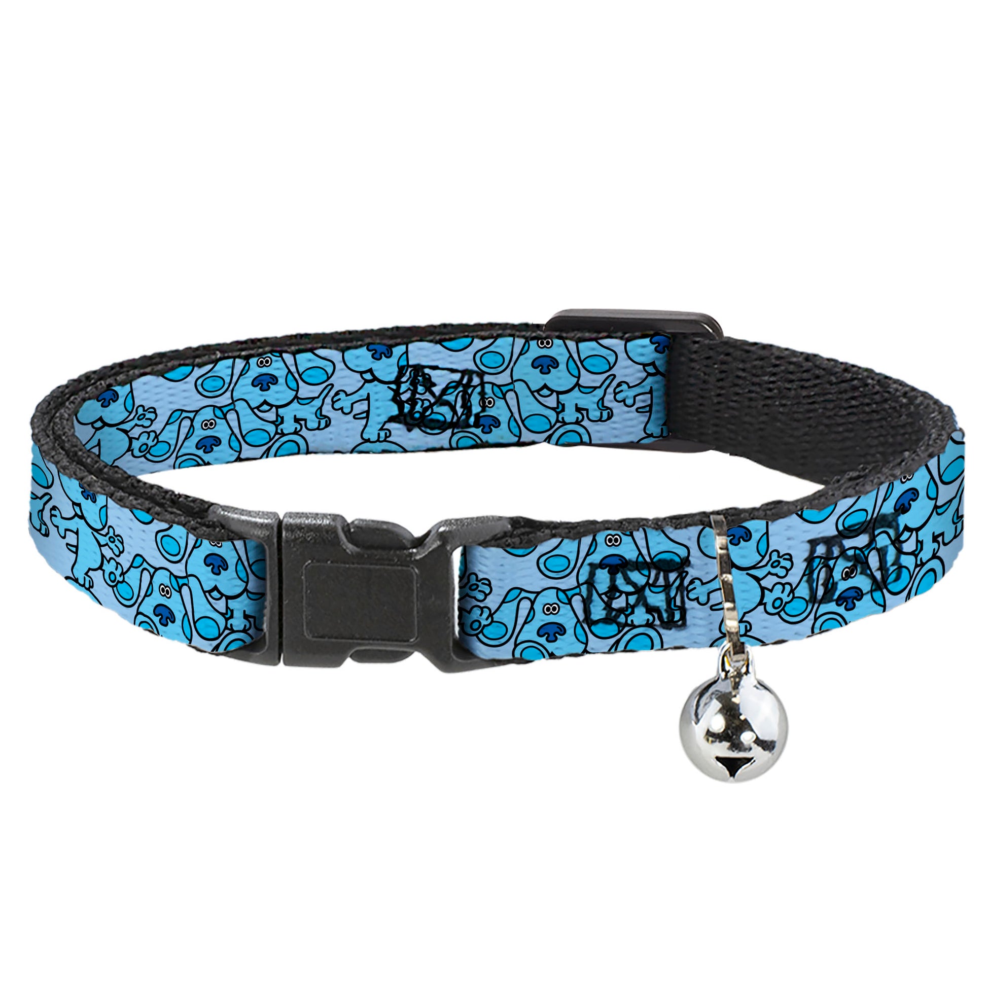 Cat Collar Breakaway with Bell - Blue's Clues Blue Poses Scattered Blues Breakaway Cat Collars Blue's Clues