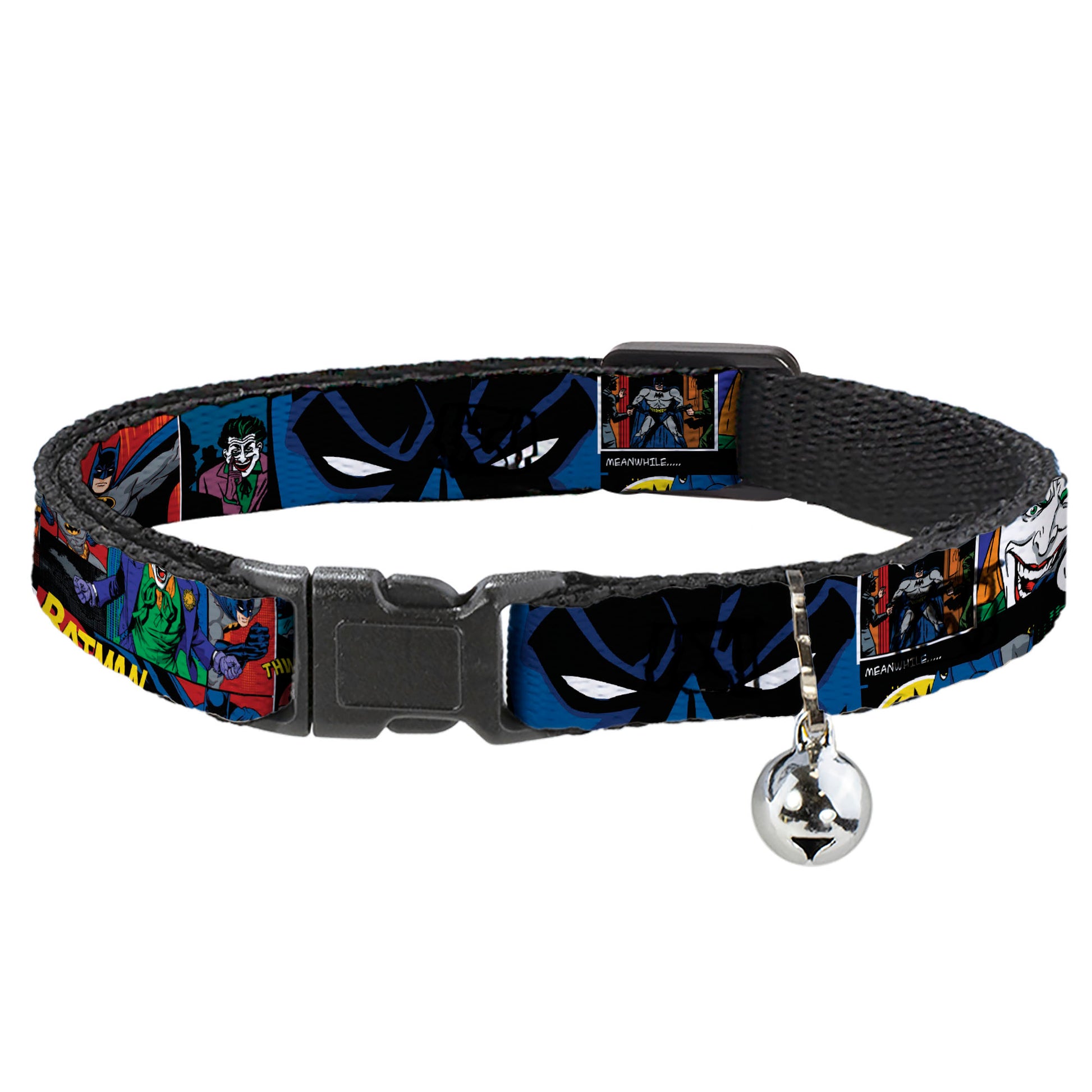 Cat Collar Breakaway - Batman & Joker Comic Strip Breakaway Cat Collars DC Comics