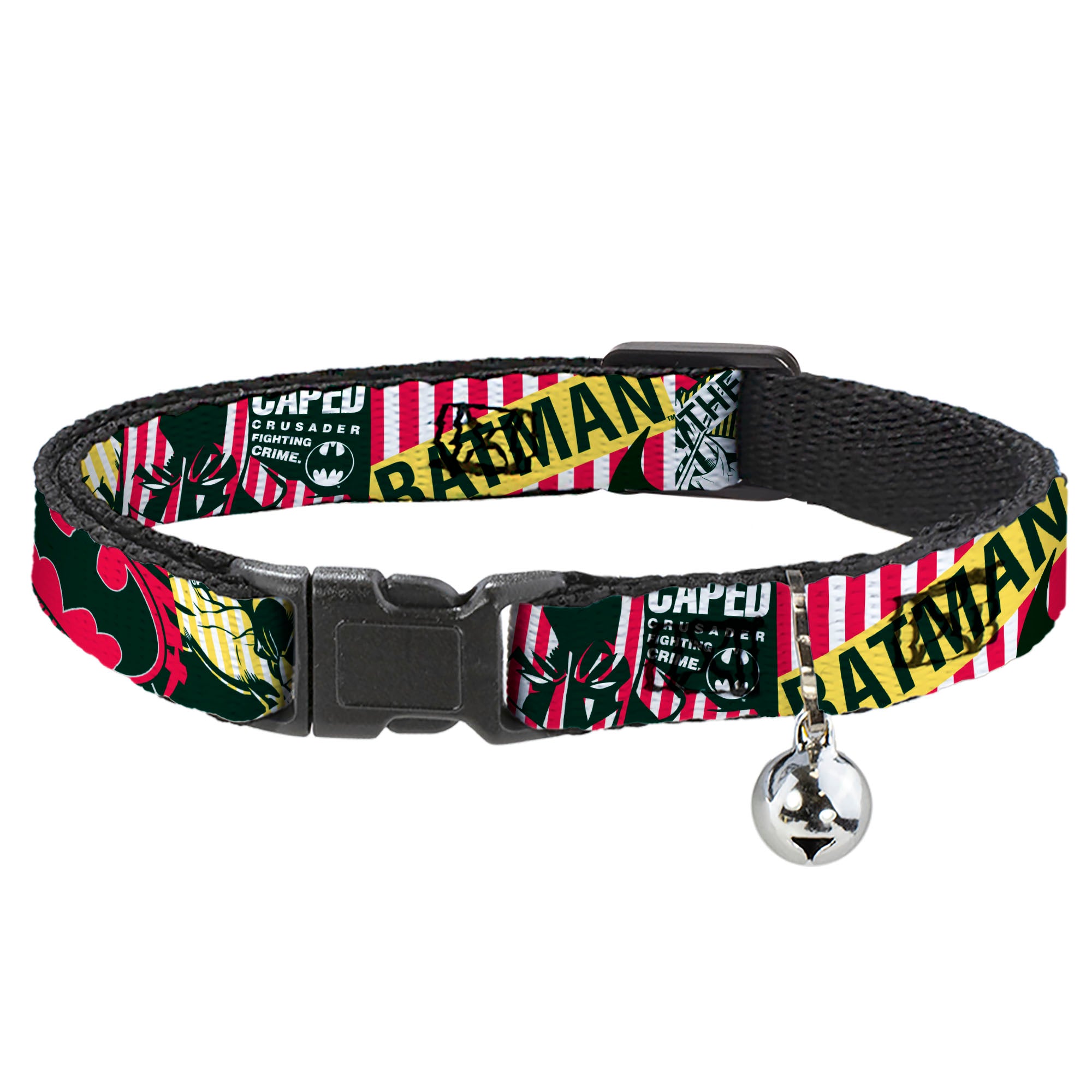 Cat Collar Breakaway - Batman Caped Crusader Breakaway Cat Collars DC Comics