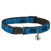 Cat Collar Breakaway with Bell - Captain America Fireworks Icons Blue Red White Breakaway Cat Collars Marvel Comics