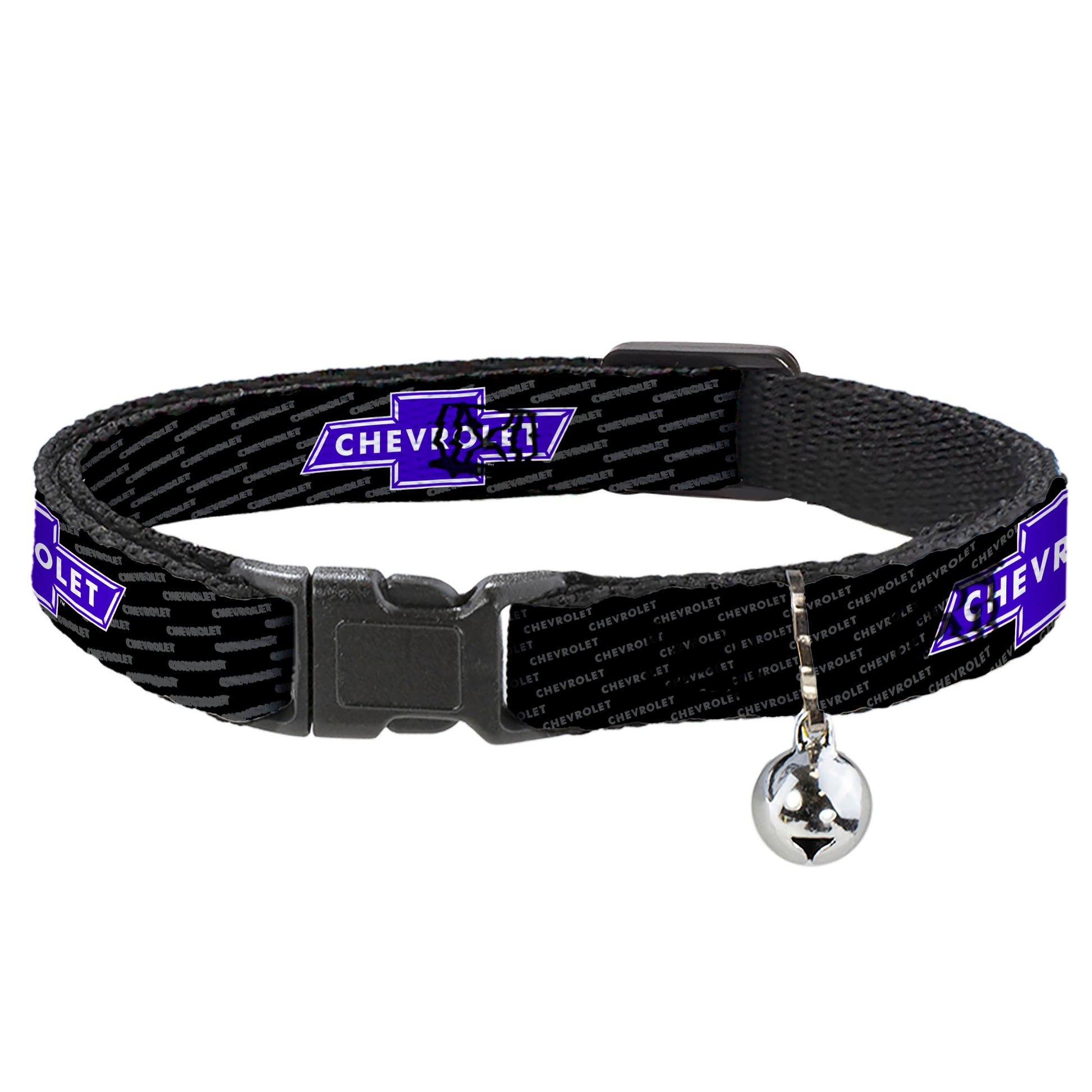 Cat Collar Breakaway - Chevy Bowtie REPEAT w Text Breakaway Cat Collars GM General Motors