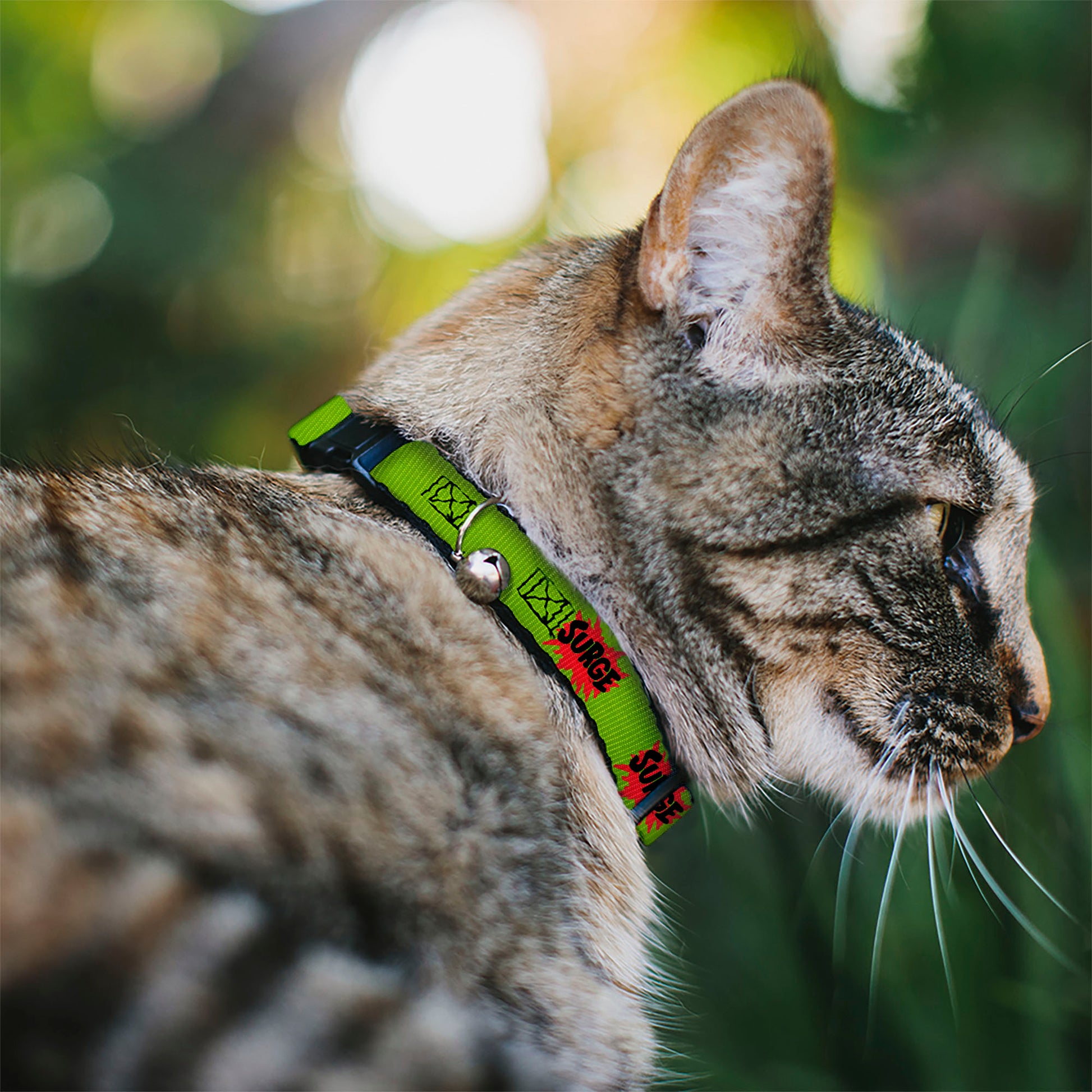 Breakaway Cat Collar with Bell - SURGE Logo Yellow/Red/Black Breakaway Cat Collars Coca-Cola